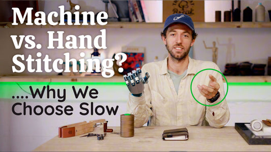MACHINE vs. HAND STITCHING?...Why We Choose Slow