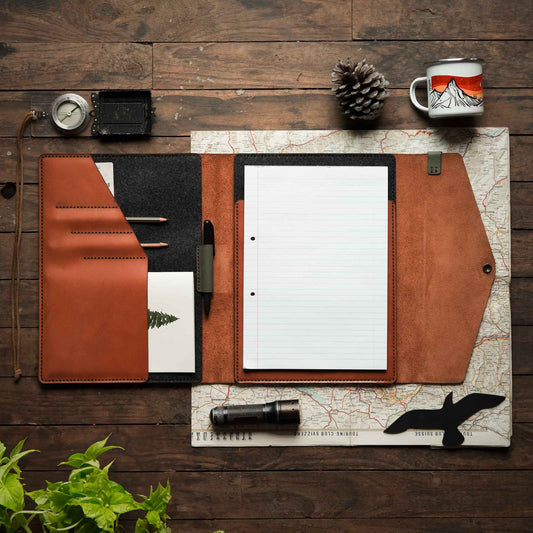 A4 Leather Notebook Cover - Adventure Range - The Great Break