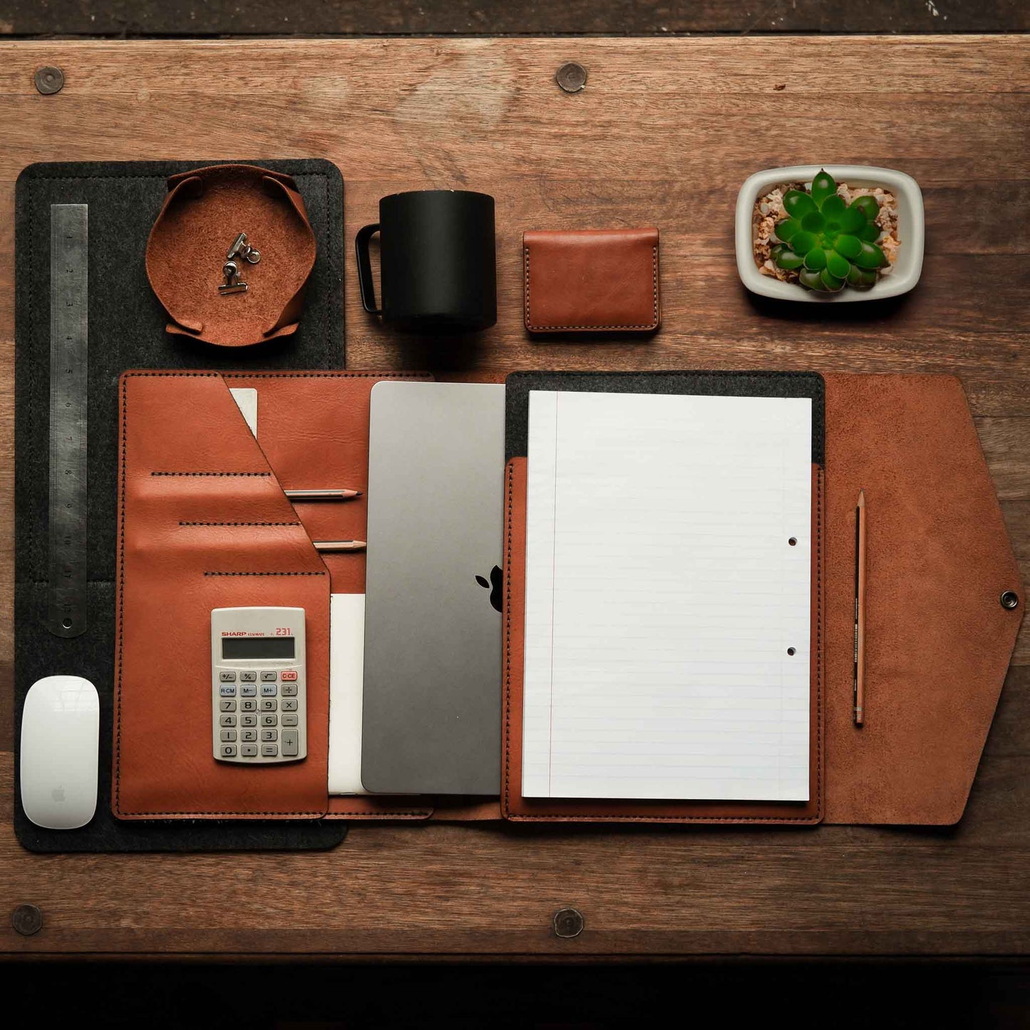 A4 Leather Notebook Cover - Minimalist Range - The Great Break