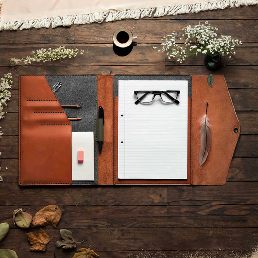 Leather Padfolio - Floral Range