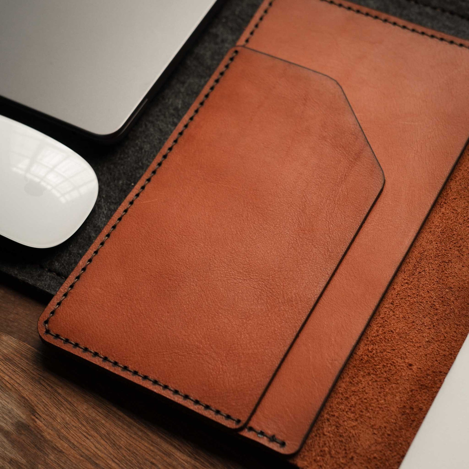 A5 Leather Notebook Cover - Minimalist Range - The Great Break