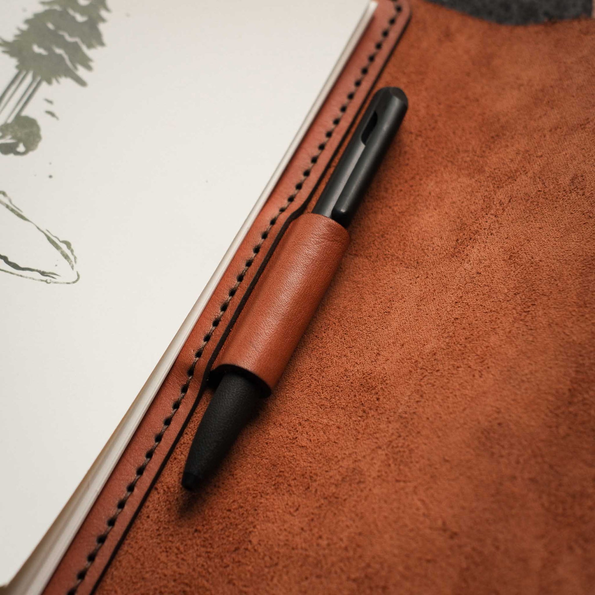 A5 Leather Notebook Cover - Minimalist Range - The Great Break