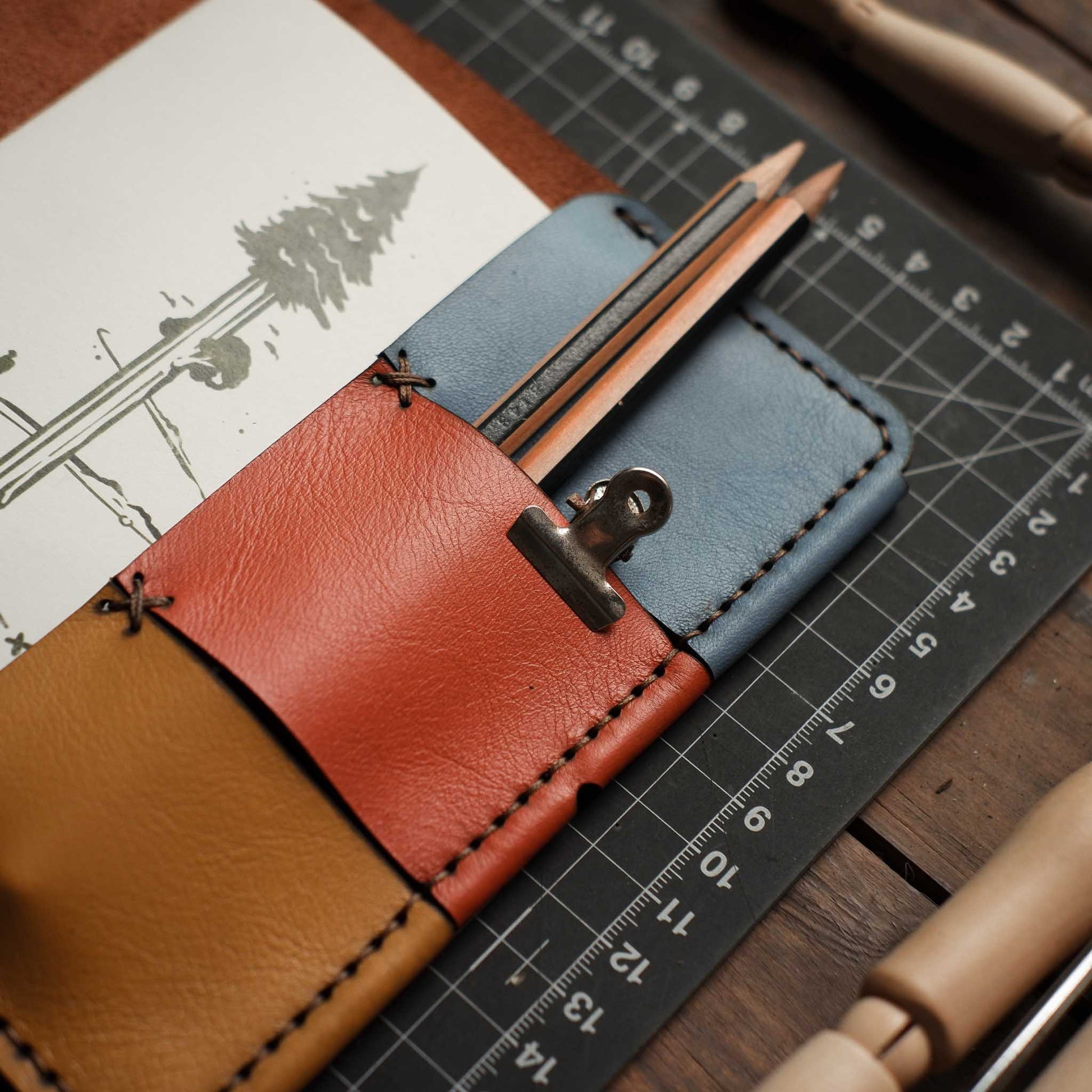A6 Leather Notebook Cover - Creative Range - The Great Break