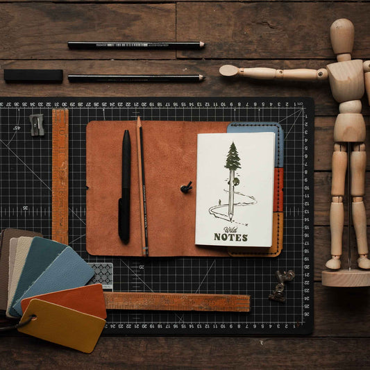 A6 Leather Notebook Cover - Creative Range - The Great Break