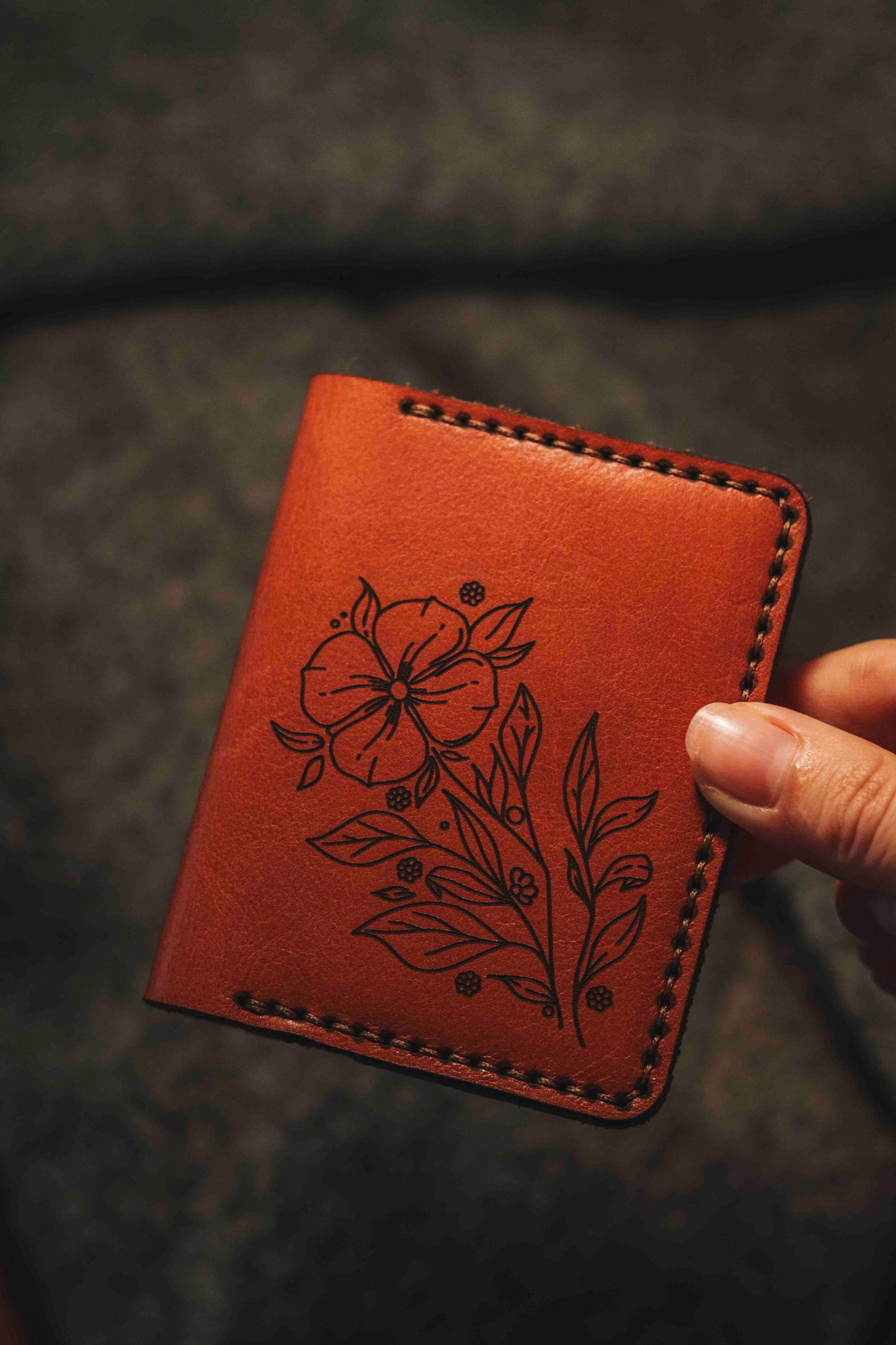 Leather Wallet - Floral Range