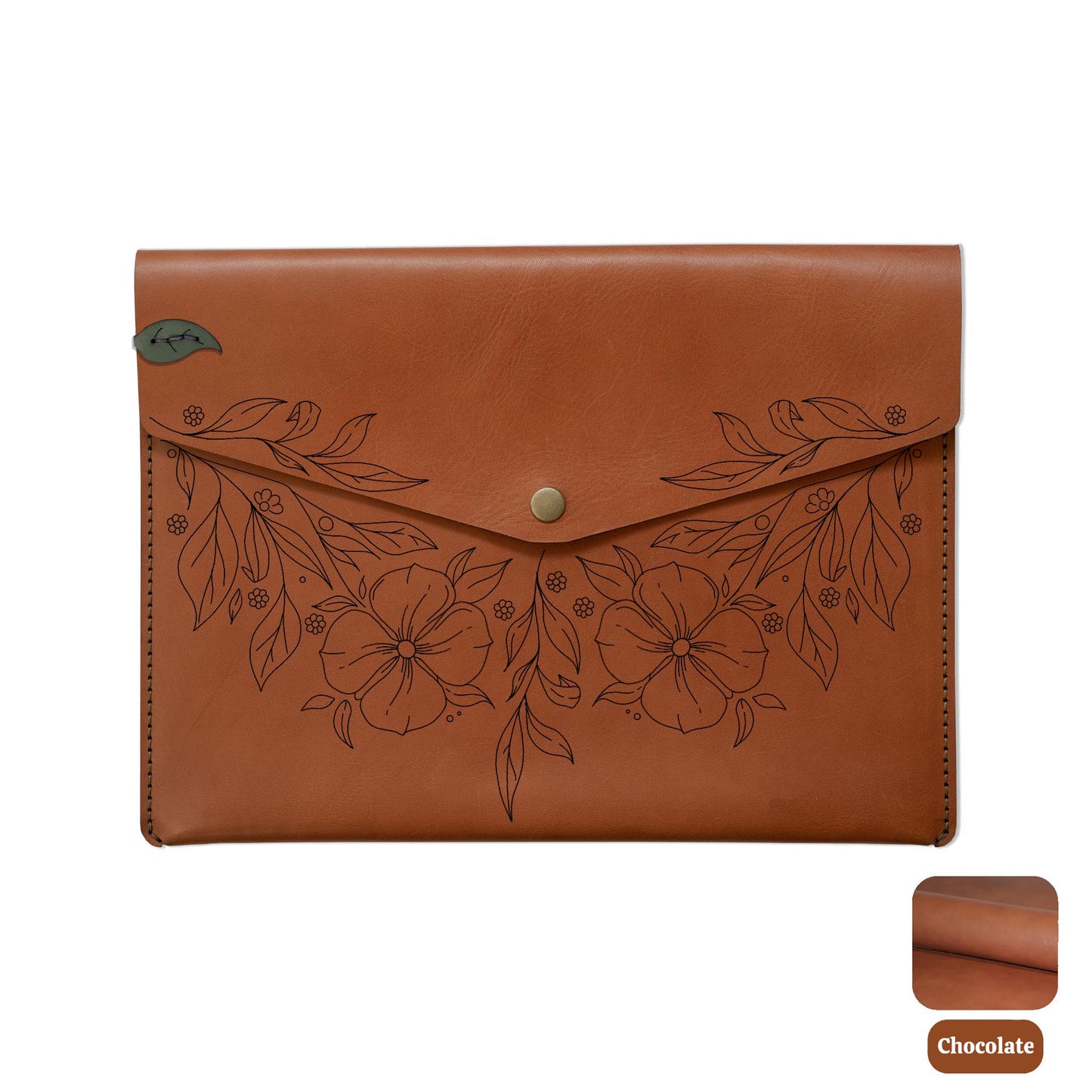 Leather Macbook Sleeve - Floral Range