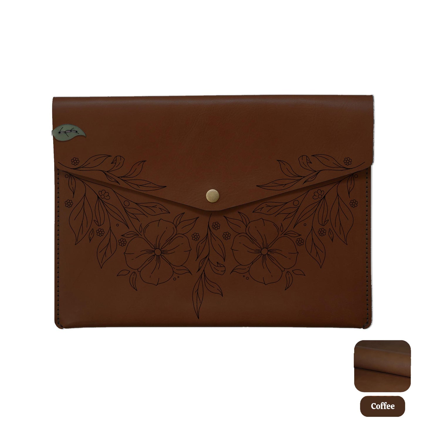 Leather Macbook Sleeve - Floral Range