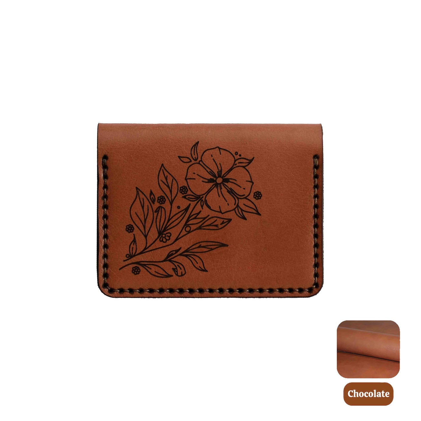 Leather Wallet - Floral Range