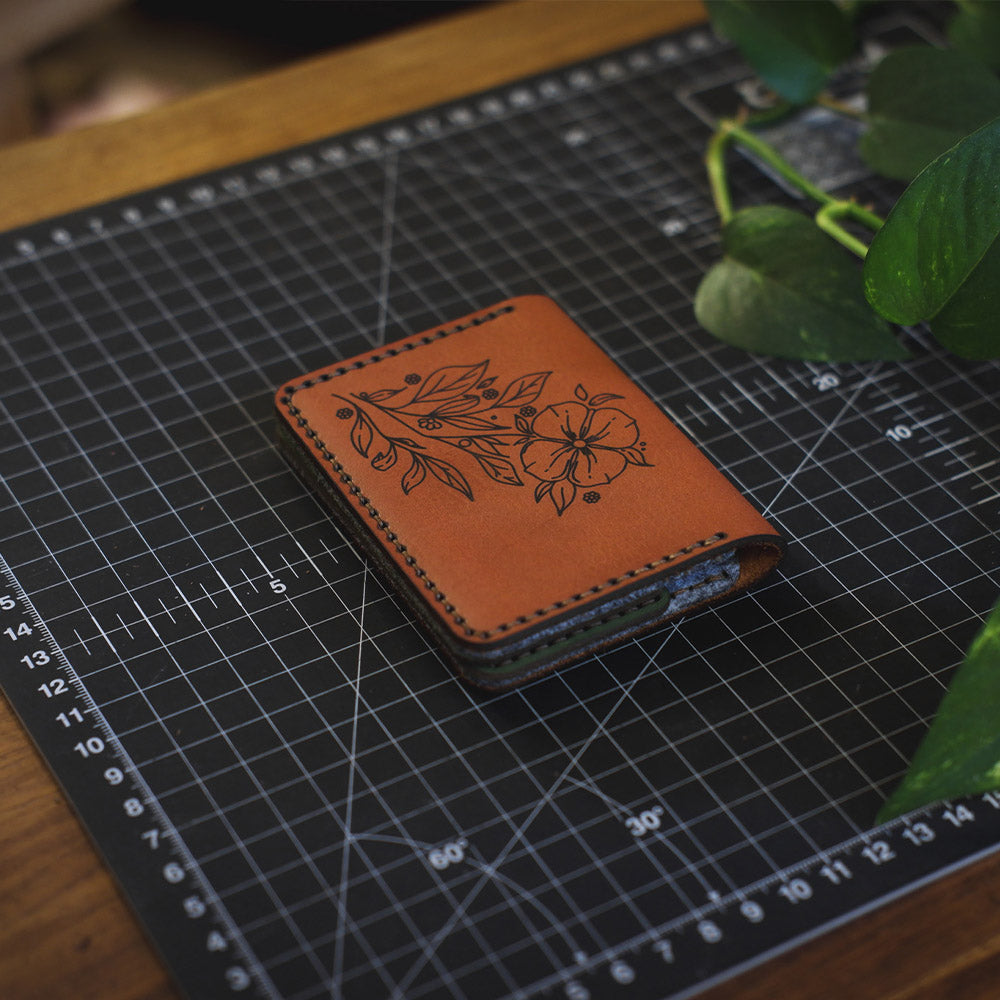 Leather Wallet - Floral Range
