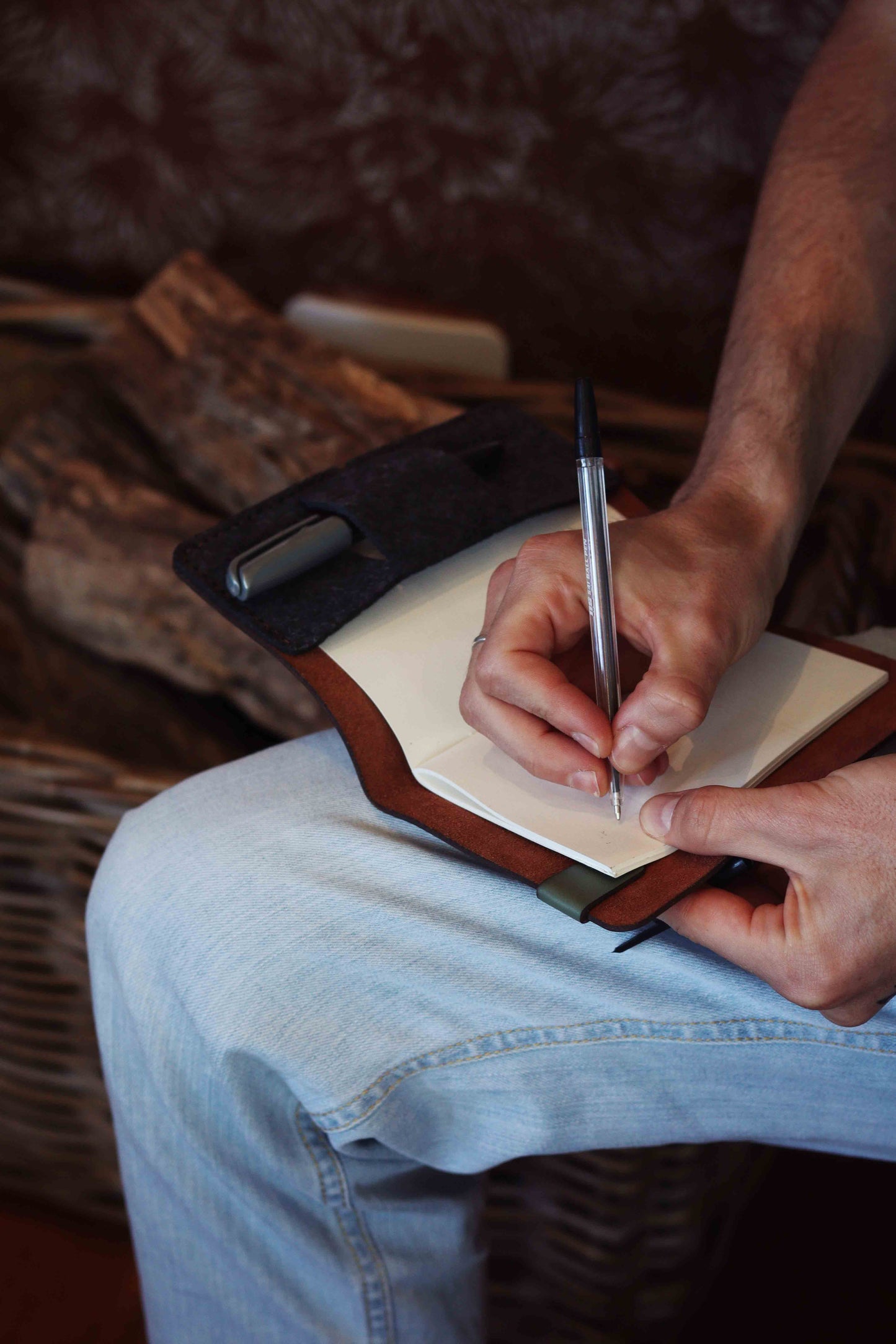 A6 Leather Notebook Cover - Adventure Range