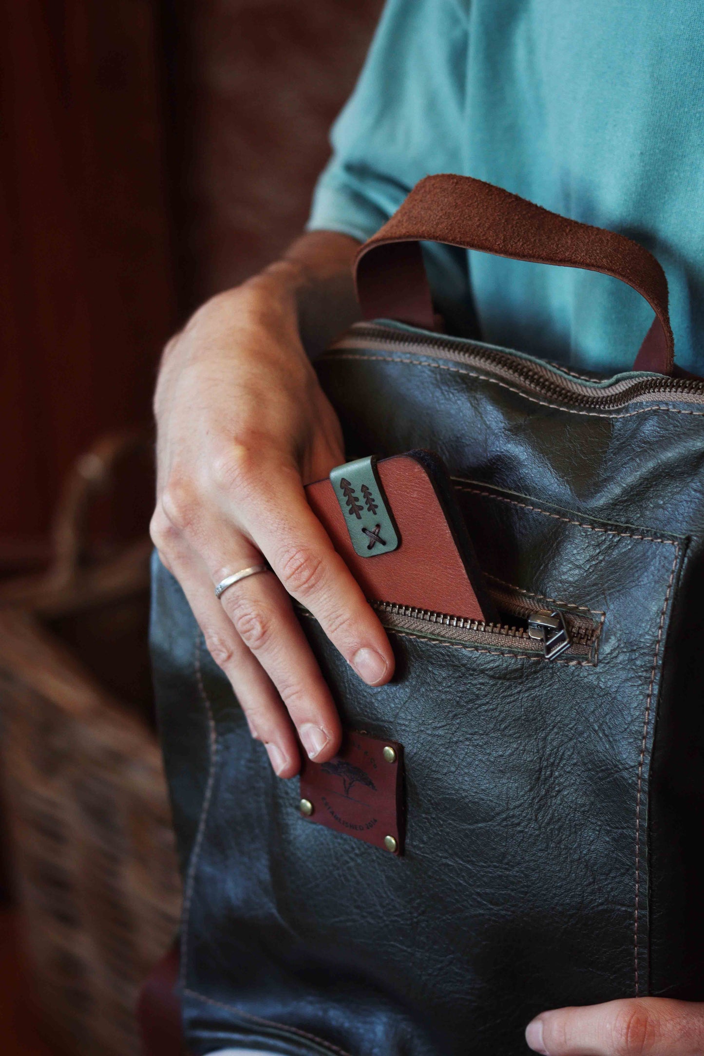 A6 Leather Notebook Cover - Adventure Range