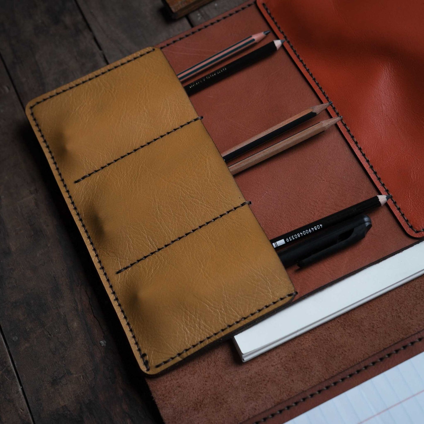 A4 Leather Notebook Cover - Creative Range - The Great Break