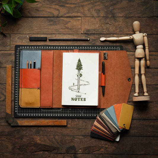 A5 Leather Notebook Cover - Creative Range - The Great Break