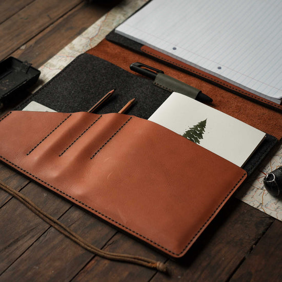 A4 Leather Notebook Cover Adventure Range The Great Break