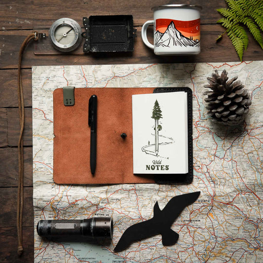 A6 Leather Notebook Cover - Adventure Range - The Great Break