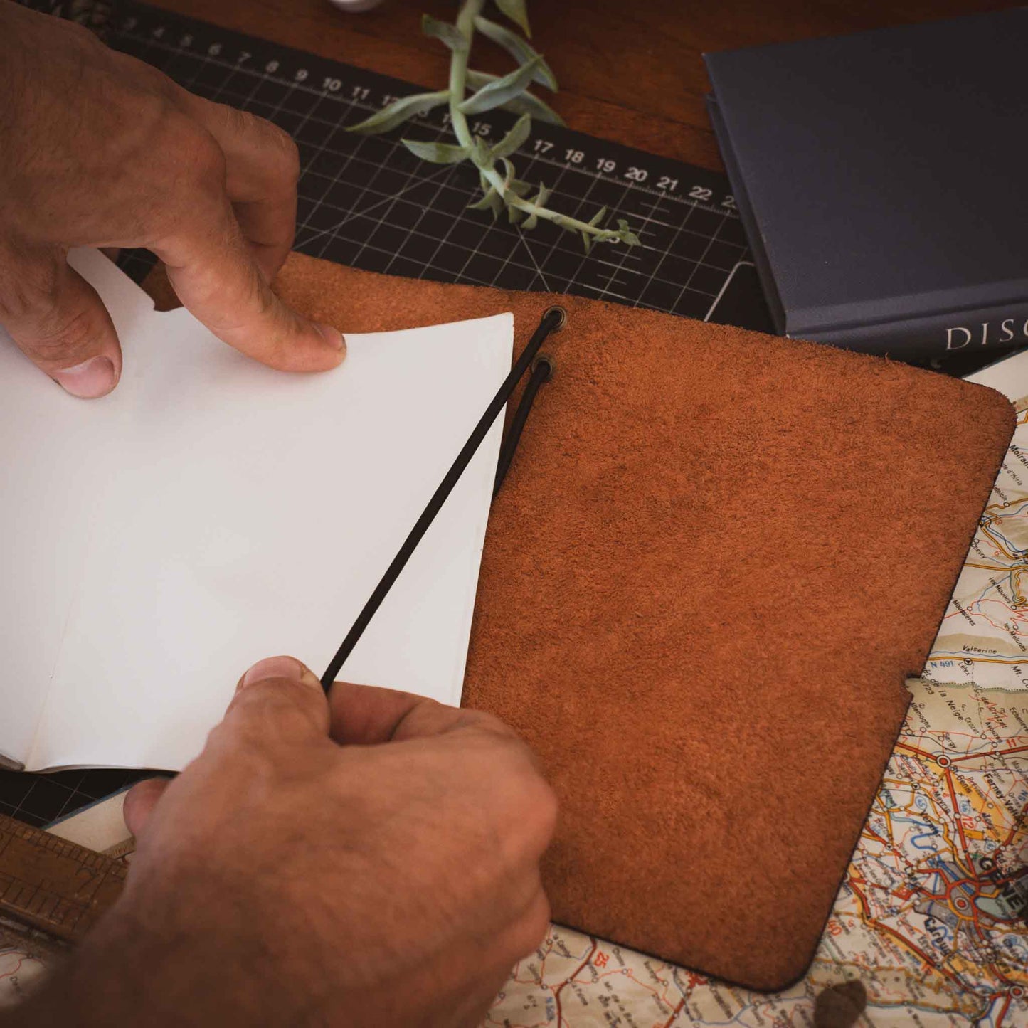 A6 Leather Journal Cover - Adventure Range