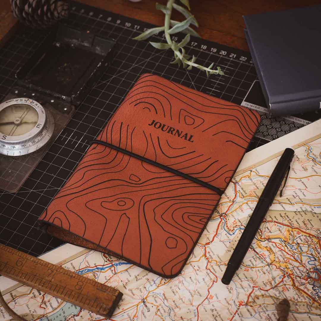 A6 Leather Journal Cover - Adventure Range