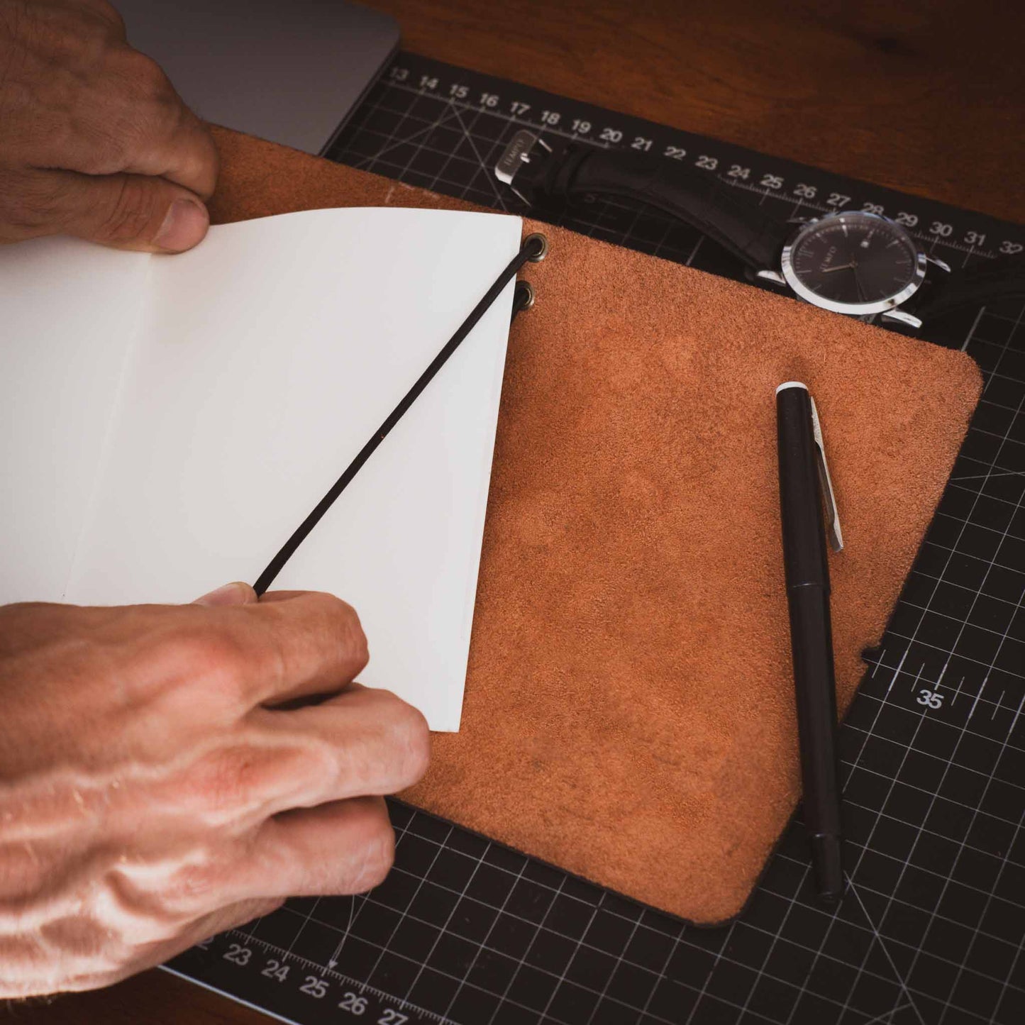 A6 Leather Journal Cover - Minimalist Range