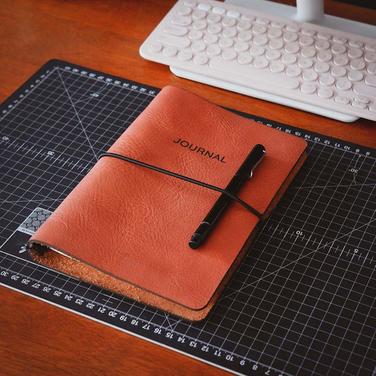 A5 Leather Journal Cover - Minimalist Range