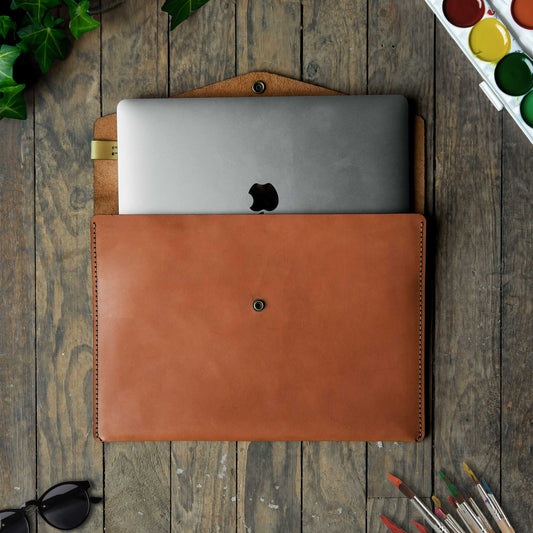 Leather Macbook Sleeve - Creative Range