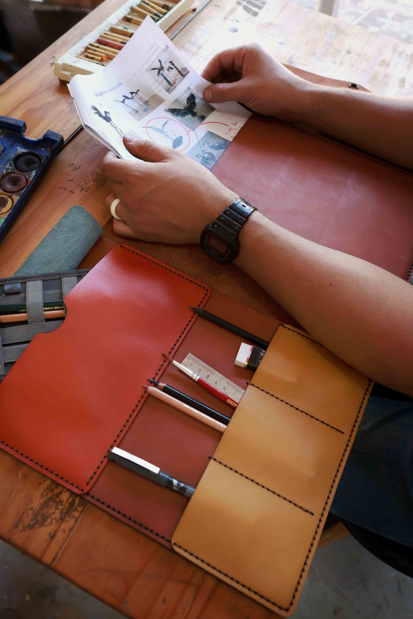 A4 Leather Notebook Cover - Creative Range